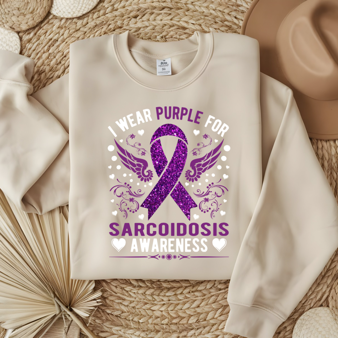 DTF- I Wear Purple for Sarcoidosis Awareness