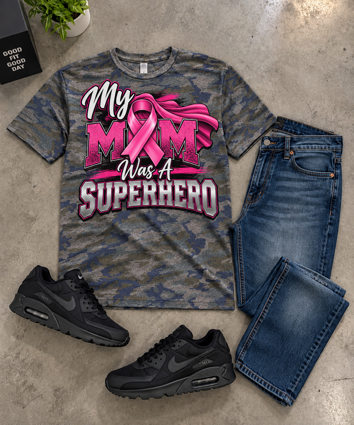 Breast Cancer Awareness - Build a Graphic T-Shirt (Youth and Adult Sizes)