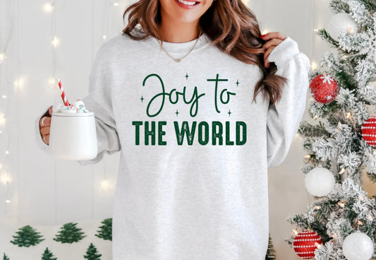 Screen Print- Joy to the World (Green)