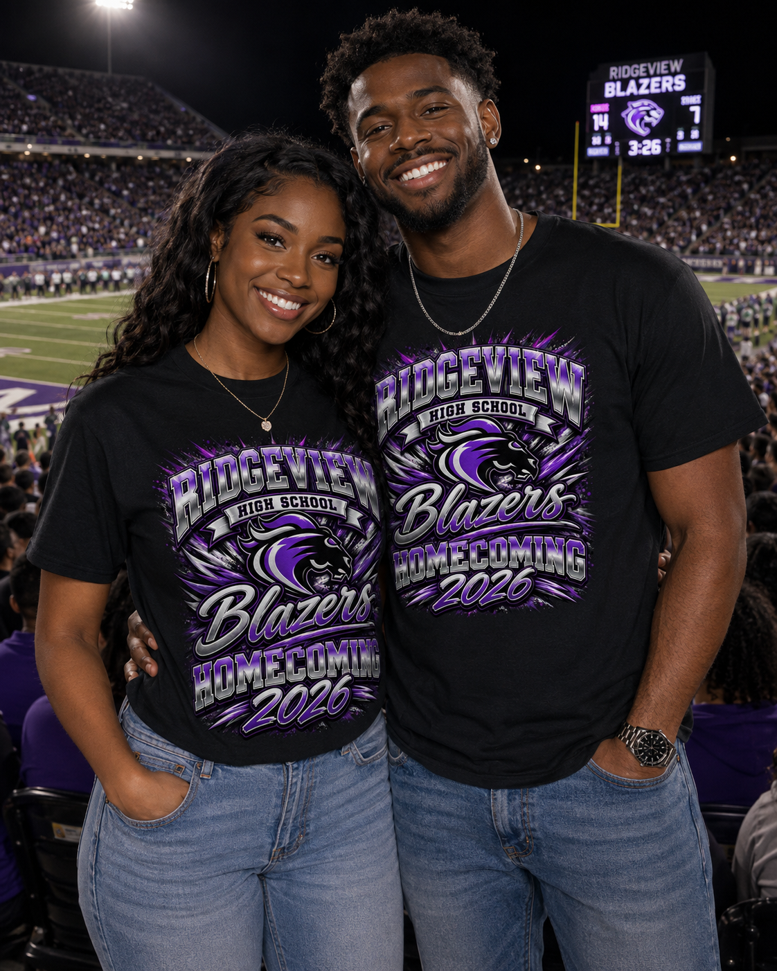 High School Spirit/Homecoming Graphic T-Shirts – Custom High School Spirit Wear