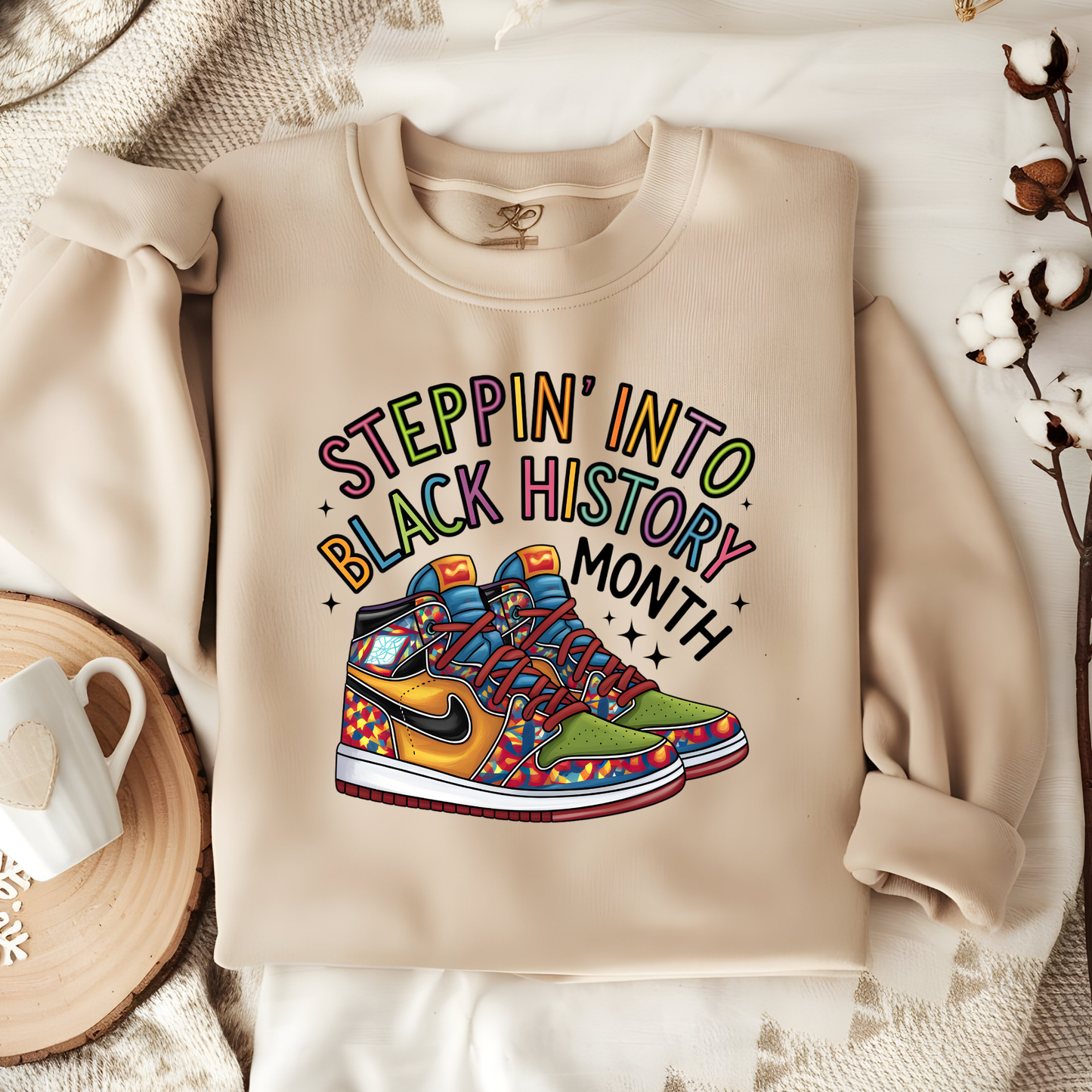 DTF- Steppin Into Black History (2 sizes)