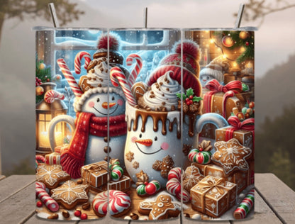 Sublimation Drinkware Wraps- Christmas Designs
