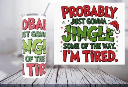 Sublimation Drinkware Wraps- Christmas Designs