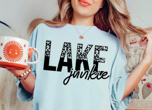 Screen Print- Lake Junkie (Black)