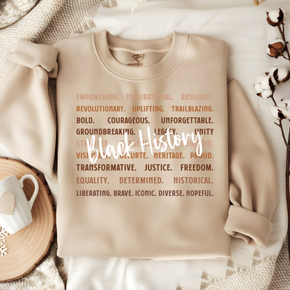 DTF- Black History Typography (2 sizes)