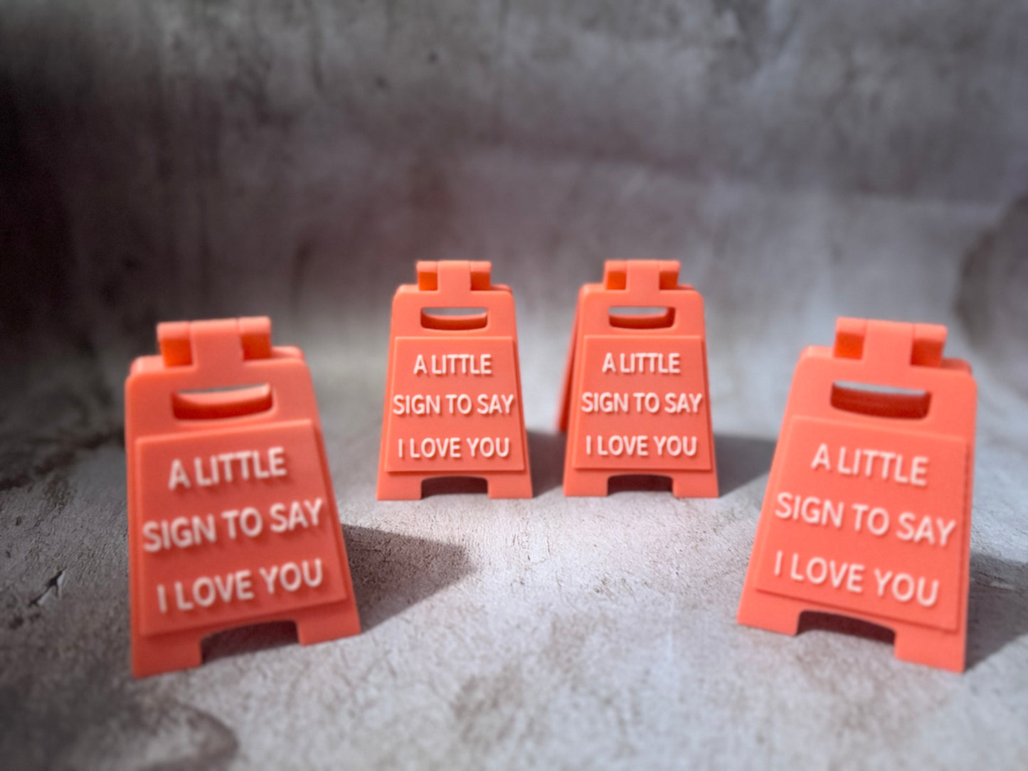 Miniature Sign To Say I Love You