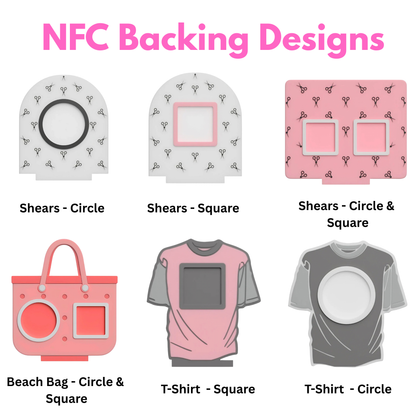 NFC Tap To Pay Follow Stands & Keychain Bundle