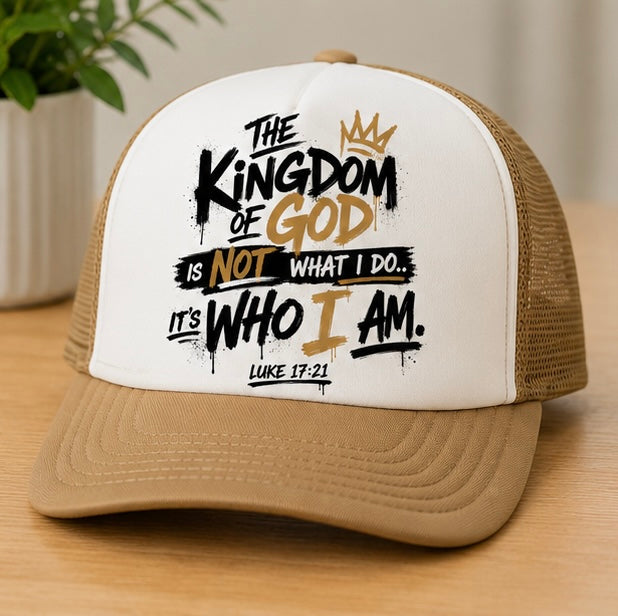 Pre-Order- The Kingdom Is Who I Am- DTF Hat Patch (Closes 7/26/26)