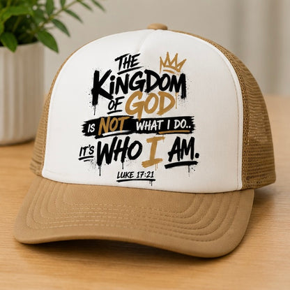 Pre-Order- The Kingdom Is Who I Am- DTF Hat Patch (Closes 7/26/26)
