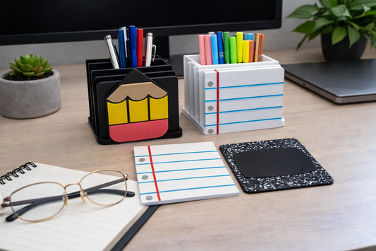 Interchangeable Desk Organizer Base - 3D Printed