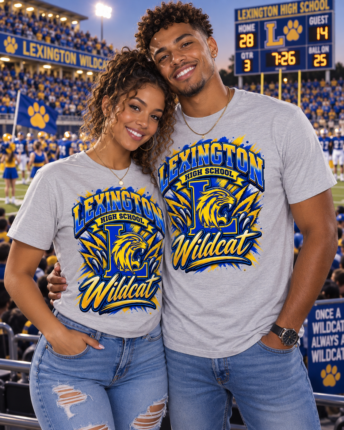 High School Spirit/Homecoming Graphic T-Shirts – Custom High School Spirit Wear