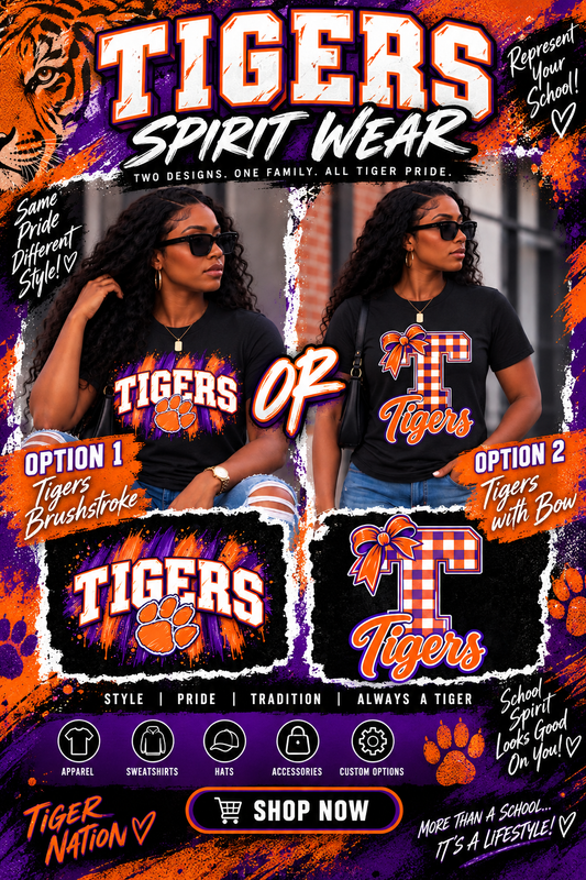 Collegiate Gameday Graphic T-Shirt (Youth and Adult Sizes)