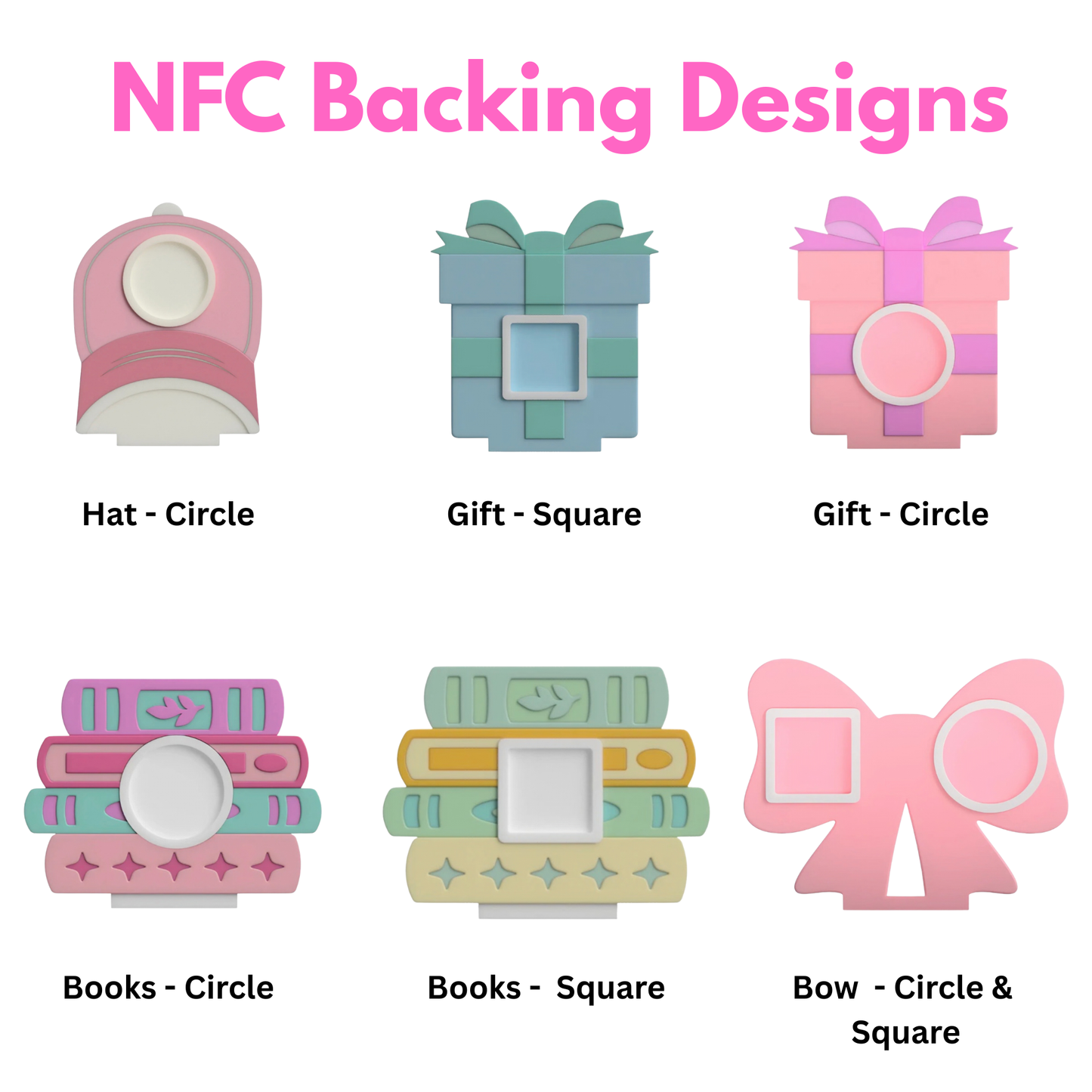NFC Tap To Pay Follow Stands & Keychain Bundle