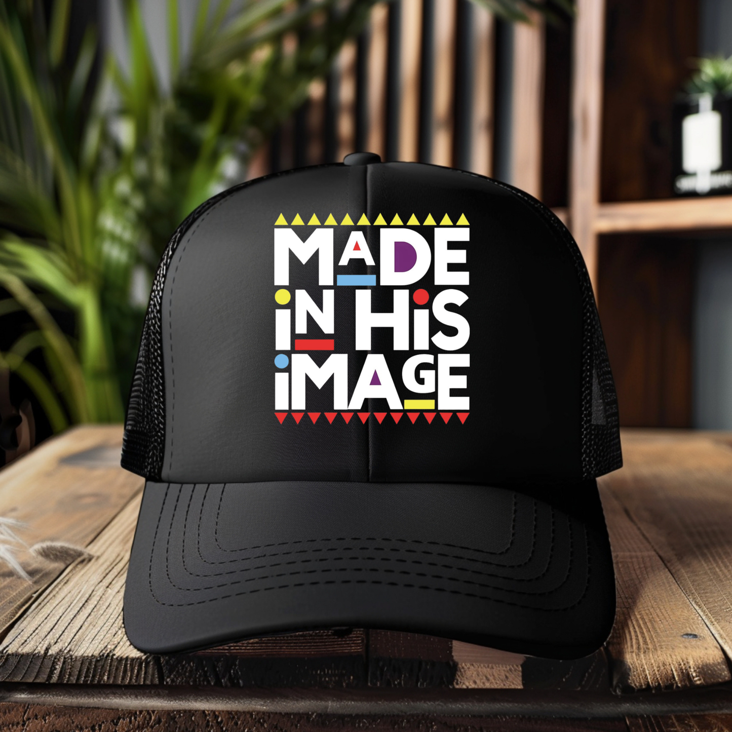 DTF Hat Patch/ Pocket -Made In His Image
