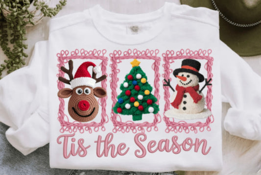 Faux Yarn ‘Tis The Season- Transfers