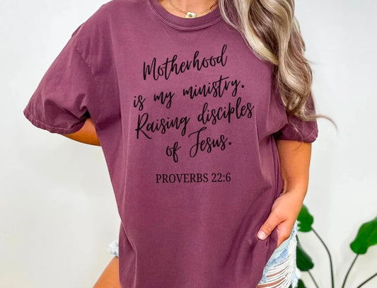Screen Print- Motherhood Is My Ministry
