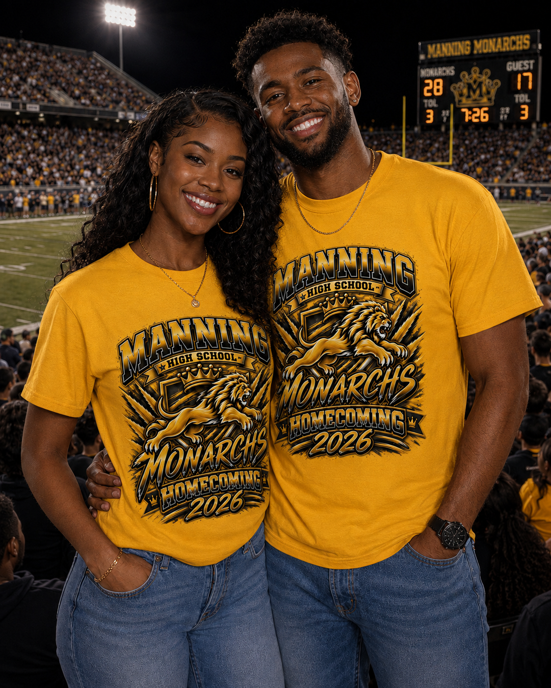 High School Spirit/Homecoming Graphic T-Shirts – Custom High School Spirit Wear