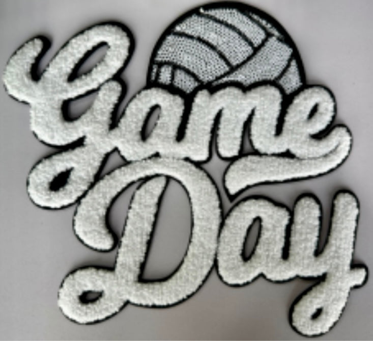 Game Day Volleyball Patch