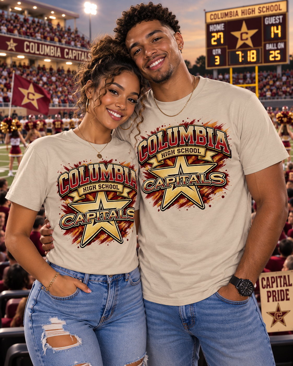 High School Spirit/Homecoming Graphic T-Shirts – Custom High School Spirit Wear