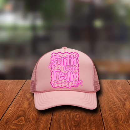 Faith Over Fear Breast Cancer Awareness- Transfers