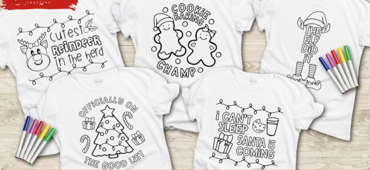Kid’s Coloring Shirts Sets
