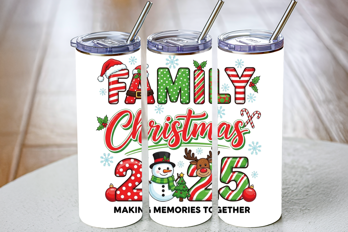 Sublimation Drinkware Wraps- Christmas Designs