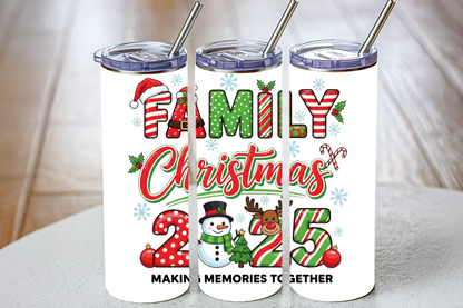 Sublimation Drinkware Wraps- Christmas Designs
