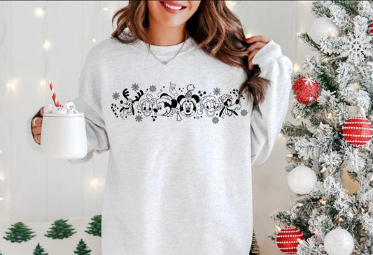 Screen Print- Mouse Christmas