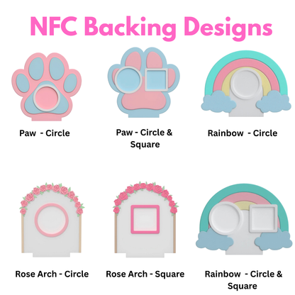 NFC Tap To Pay Follow Stands & Keychain Bundle