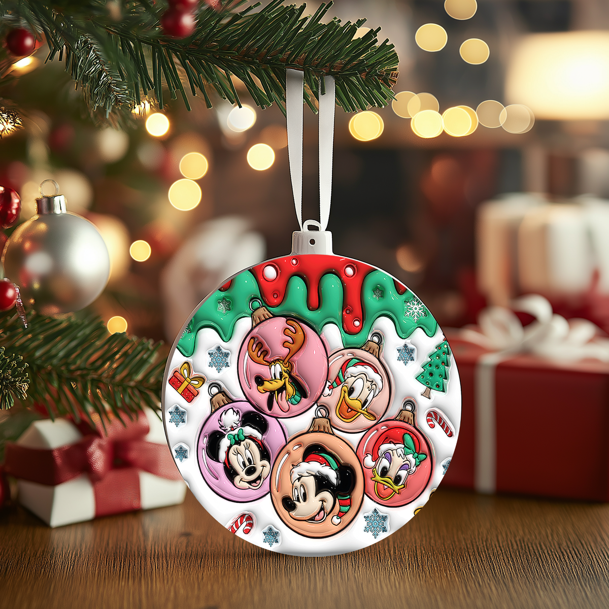 UV DTF-  Christmas Ornaments Cartoons (2"x2")
