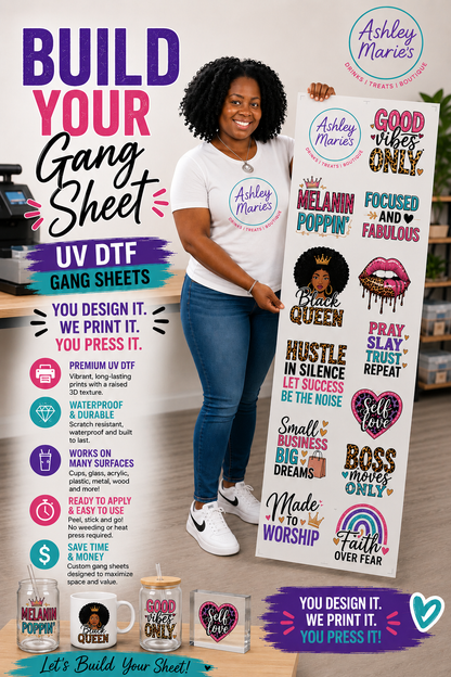 Build a UV DTF Transfer Gang Sheet