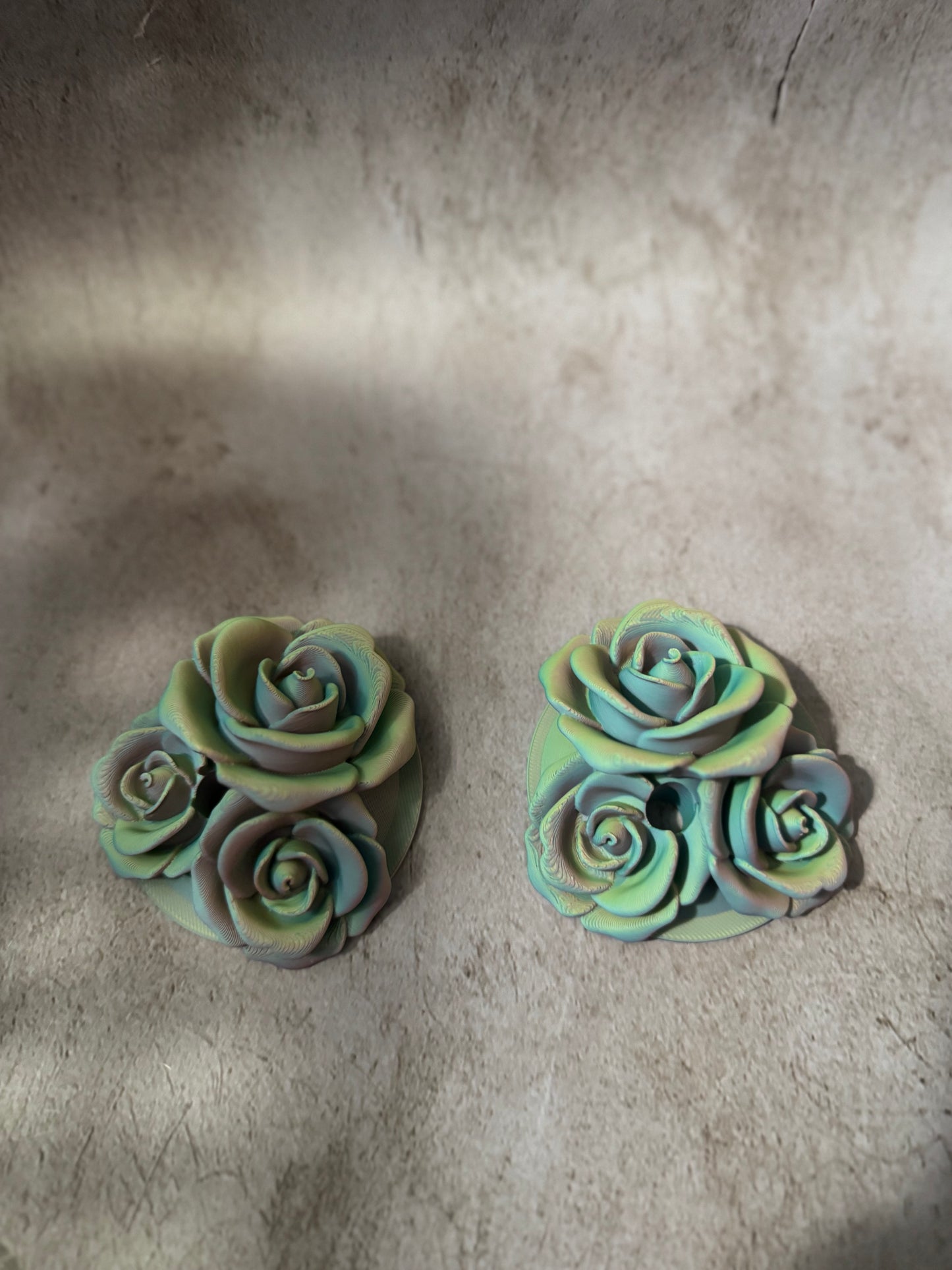 Rose Cluster Lid Toppers