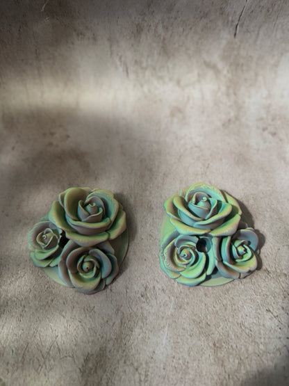 Rose Cluster Lid Toppers