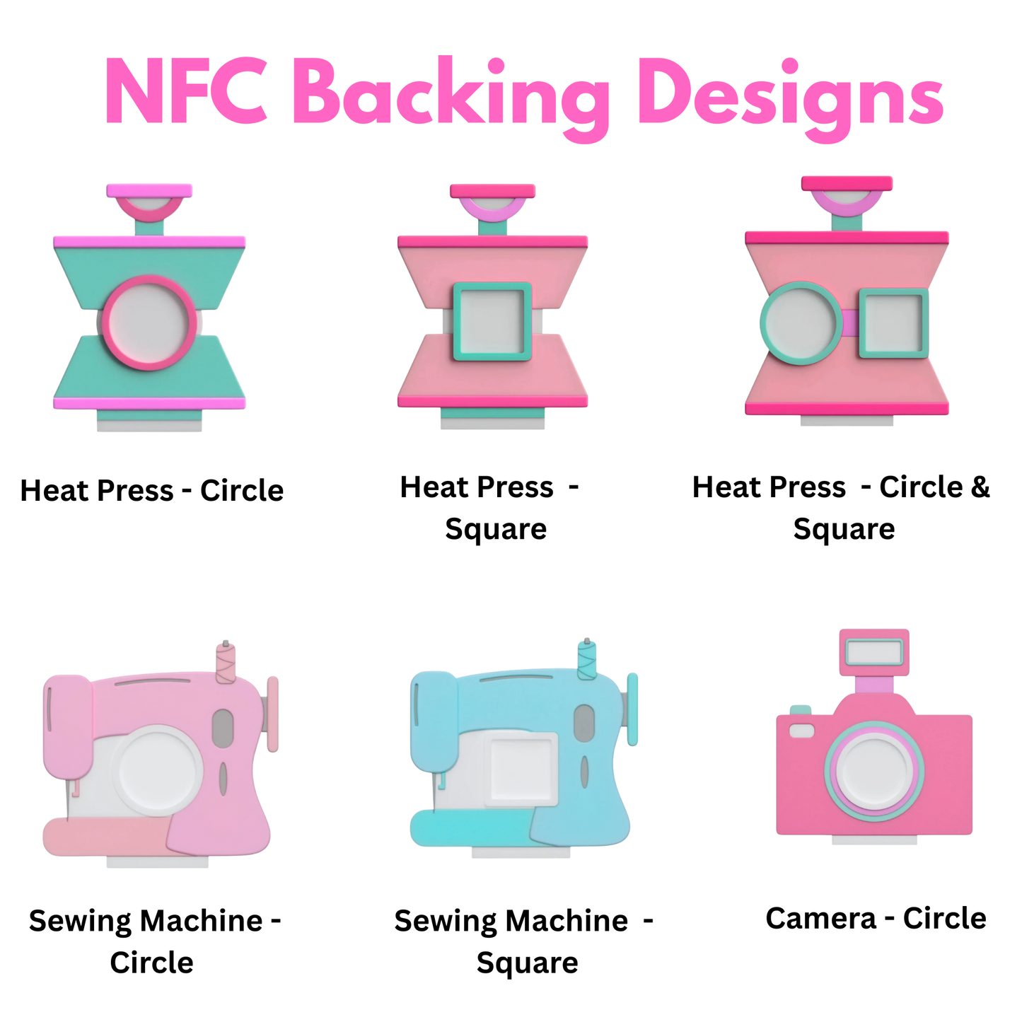 NFC Tap To Pay Follow Stands & Keychain Bundle