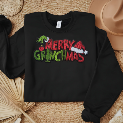 Merry Gmas Sequin Patch