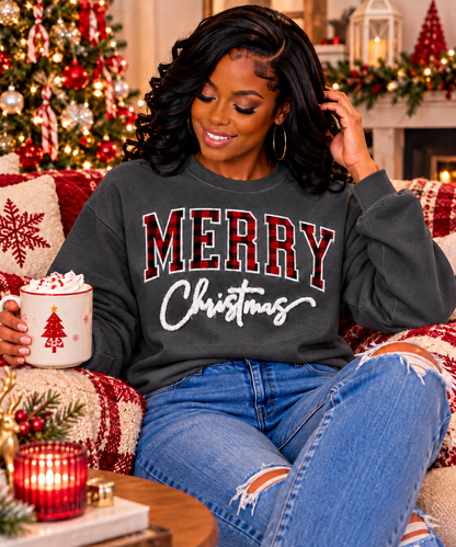 VIP BESTIES Pre-Order - Merry Christmas - Appliqué & Fuzzy Combo Patch  (Closes 11/05/2026)