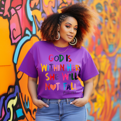 (Print To Order) DTF- God Is Within Her