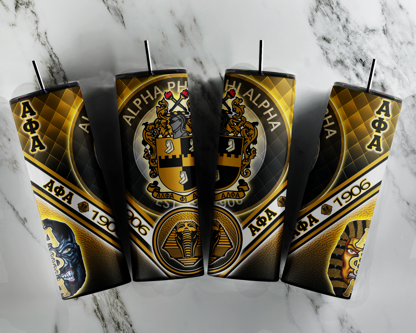 Greek Organizations Sublimation Tumbler