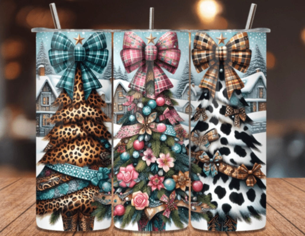 Sublimation Drinkware Wraps- Christmas Designs