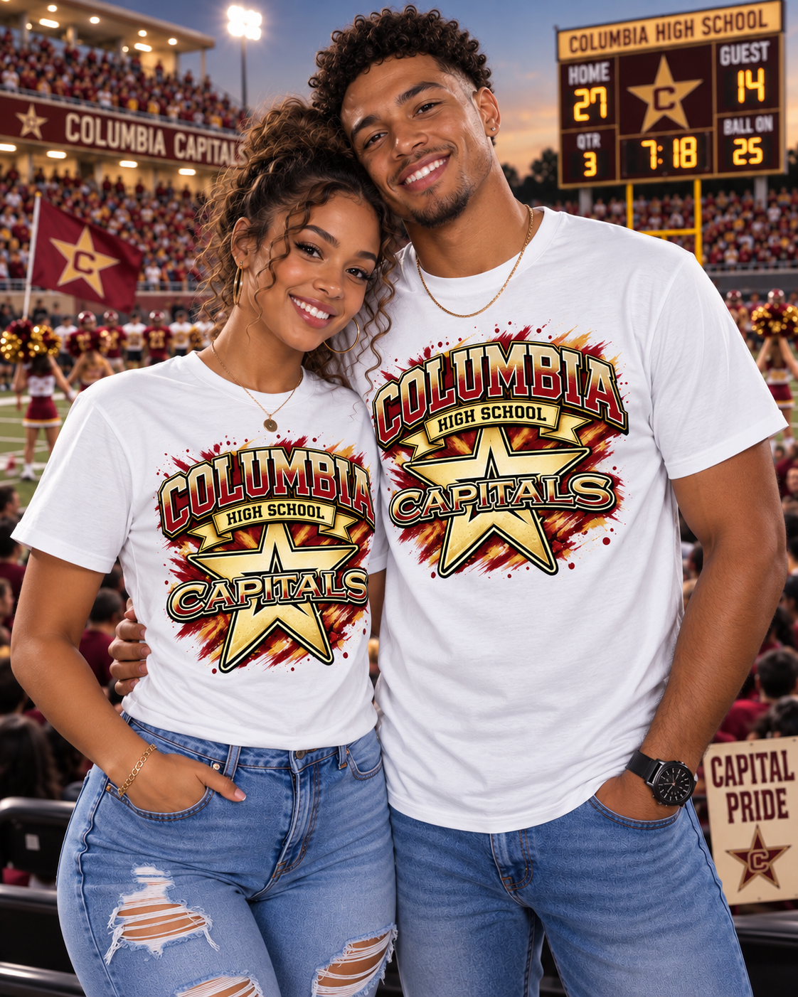 High School Spirit/Homecoming Graphic T-Shirts – Custom High School Spirit Wear