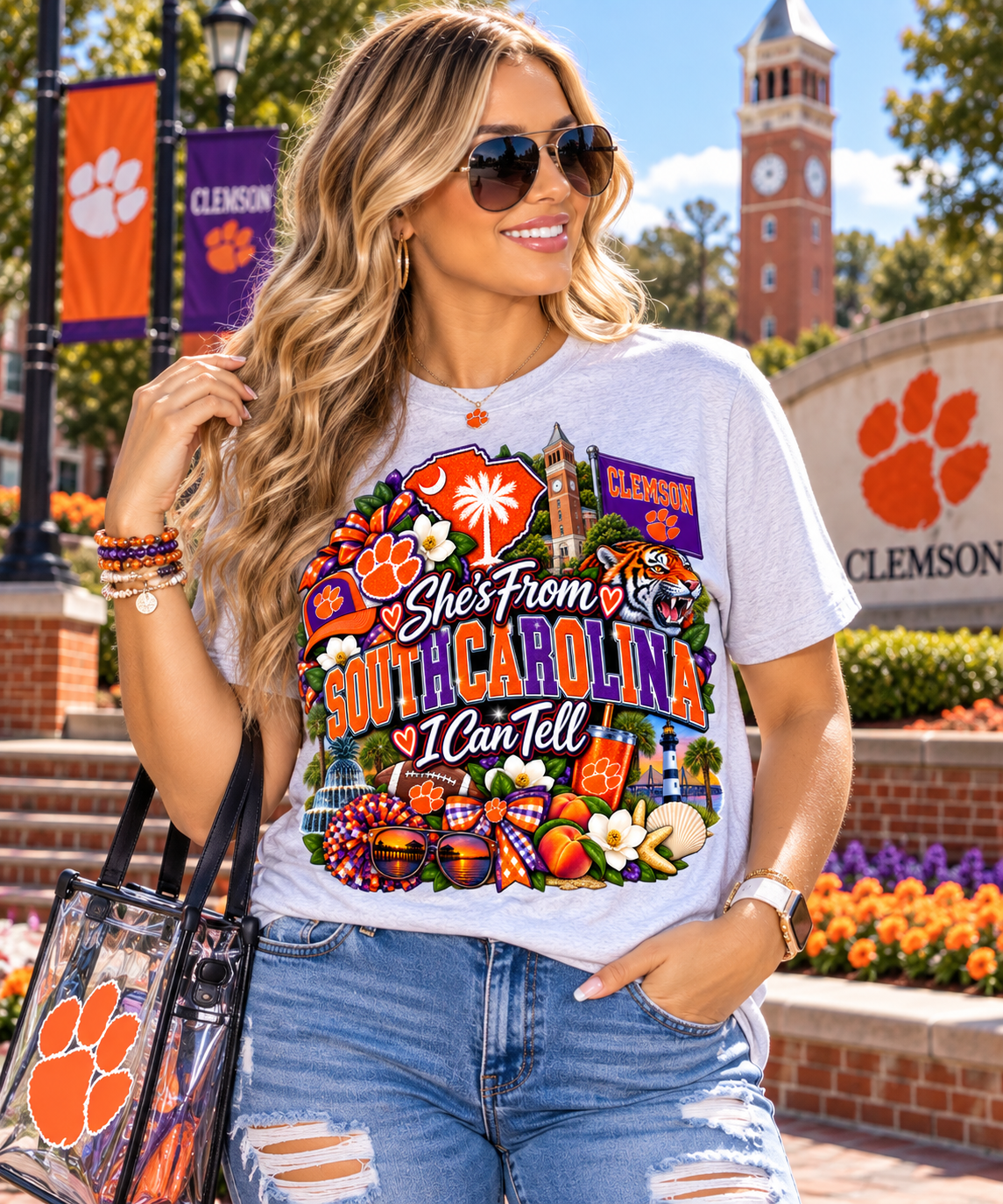 Collegiate Gameday Graphic T-Shirt (Youth and Adult Sizes)