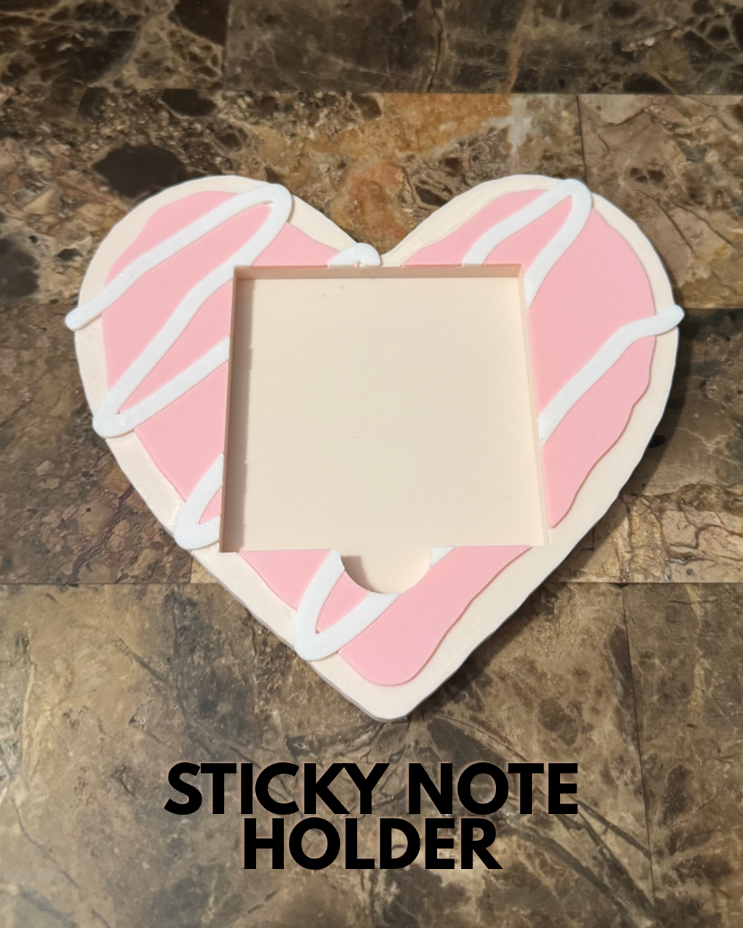 Sugar Cookie - 3D Printed Sticky Note Holder