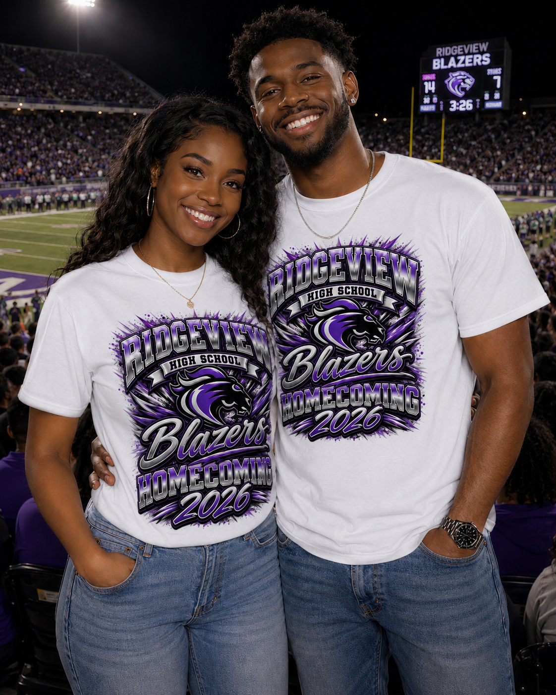 High School Spirit/Homecoming Graphic T-Shirts – Custom High School Spirit Wear