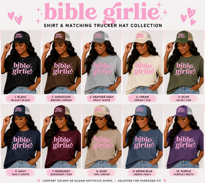 Pre-Order - Screen Print- Bible Girlie (Pink) - SHIPS OUT BY 8/24