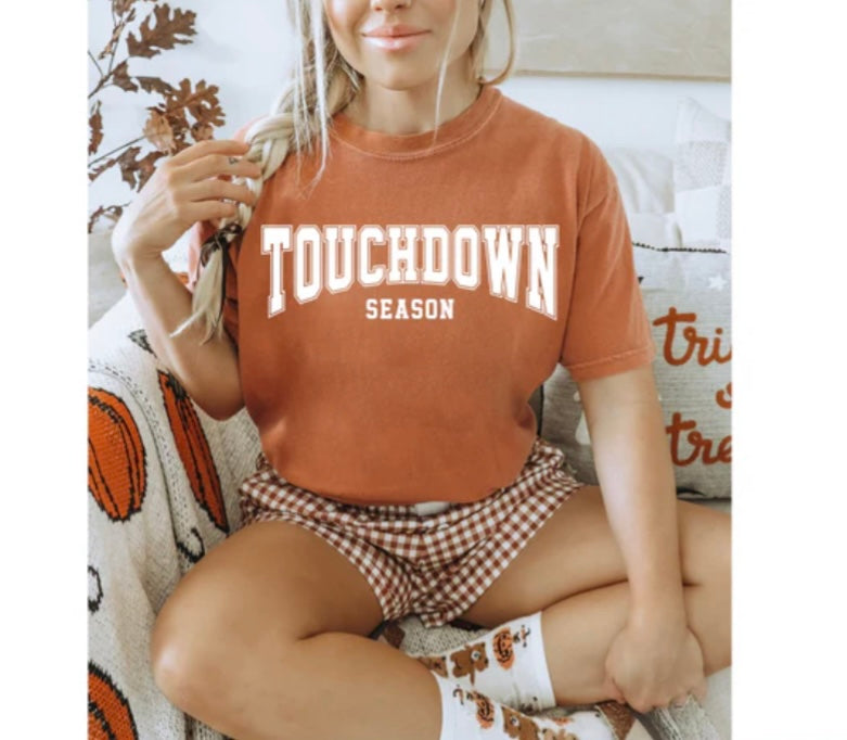 Screen Print- Touchdown Season(White)