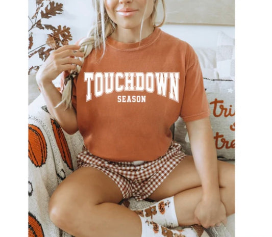 Screen Print- Touchdown Season(White)