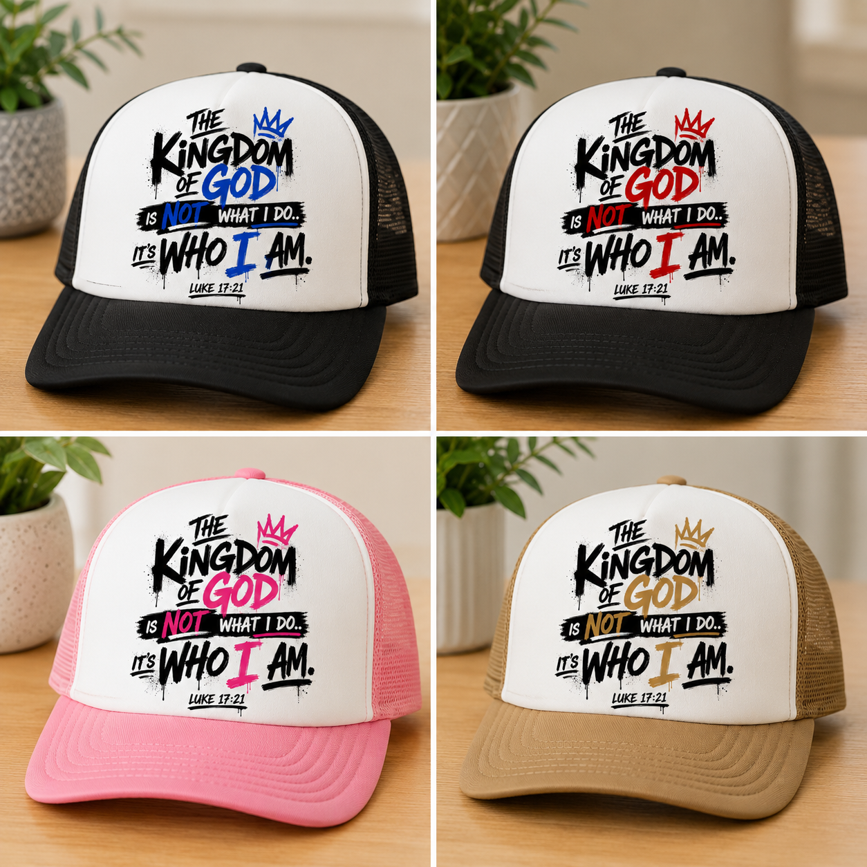 Pre-Order- The Kingdom Is Who I Am- DTF Hat Patch (Closes 7/26/26)