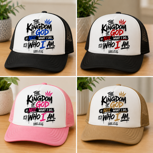 Pre-Order- The Kingdom Is Who I Am- DTF Hat Patch (Closes 8/8/26) (VIP)