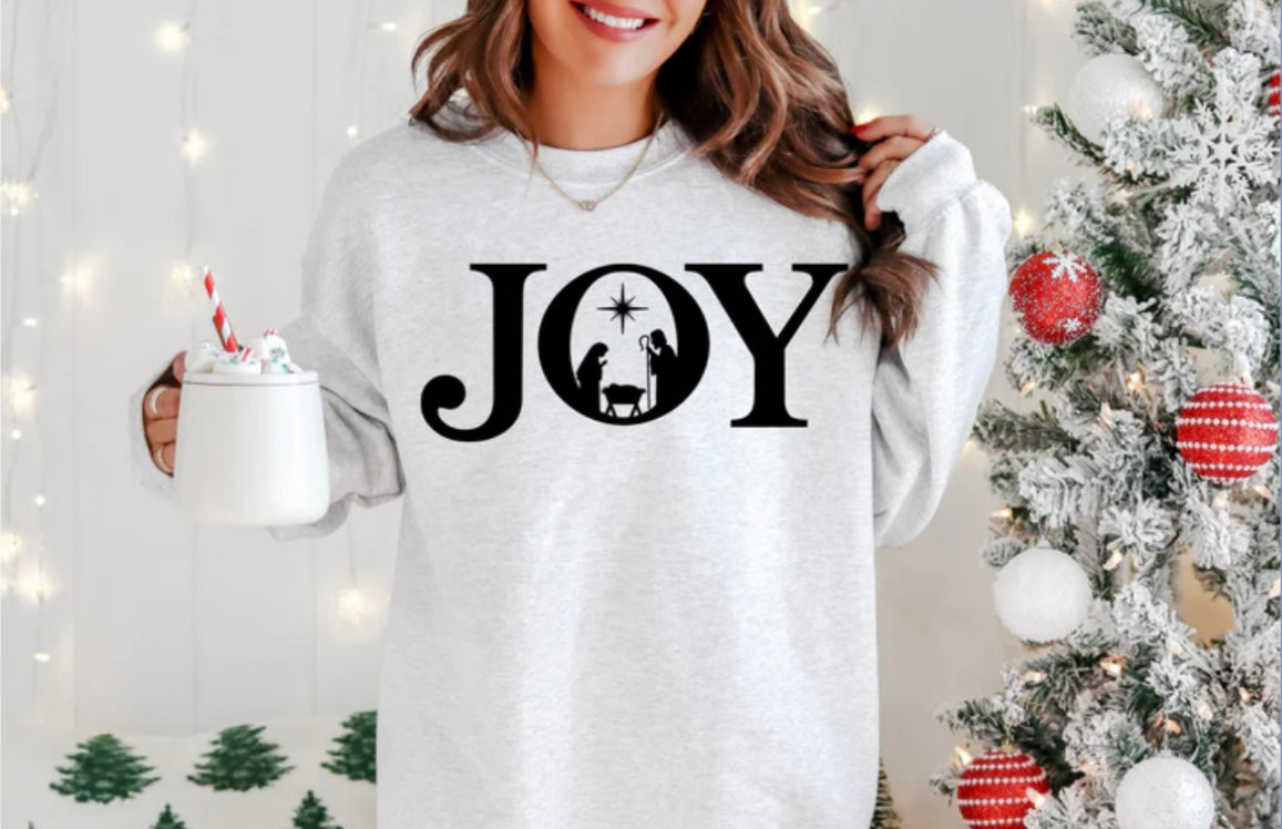 Screen Print- Joy (Black)