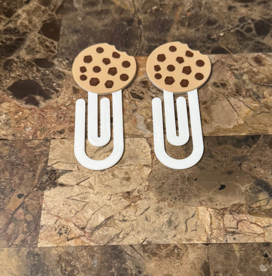(RTS) Chip Cookie - 3D Printed Jumbo Paper Clips Bookmarks